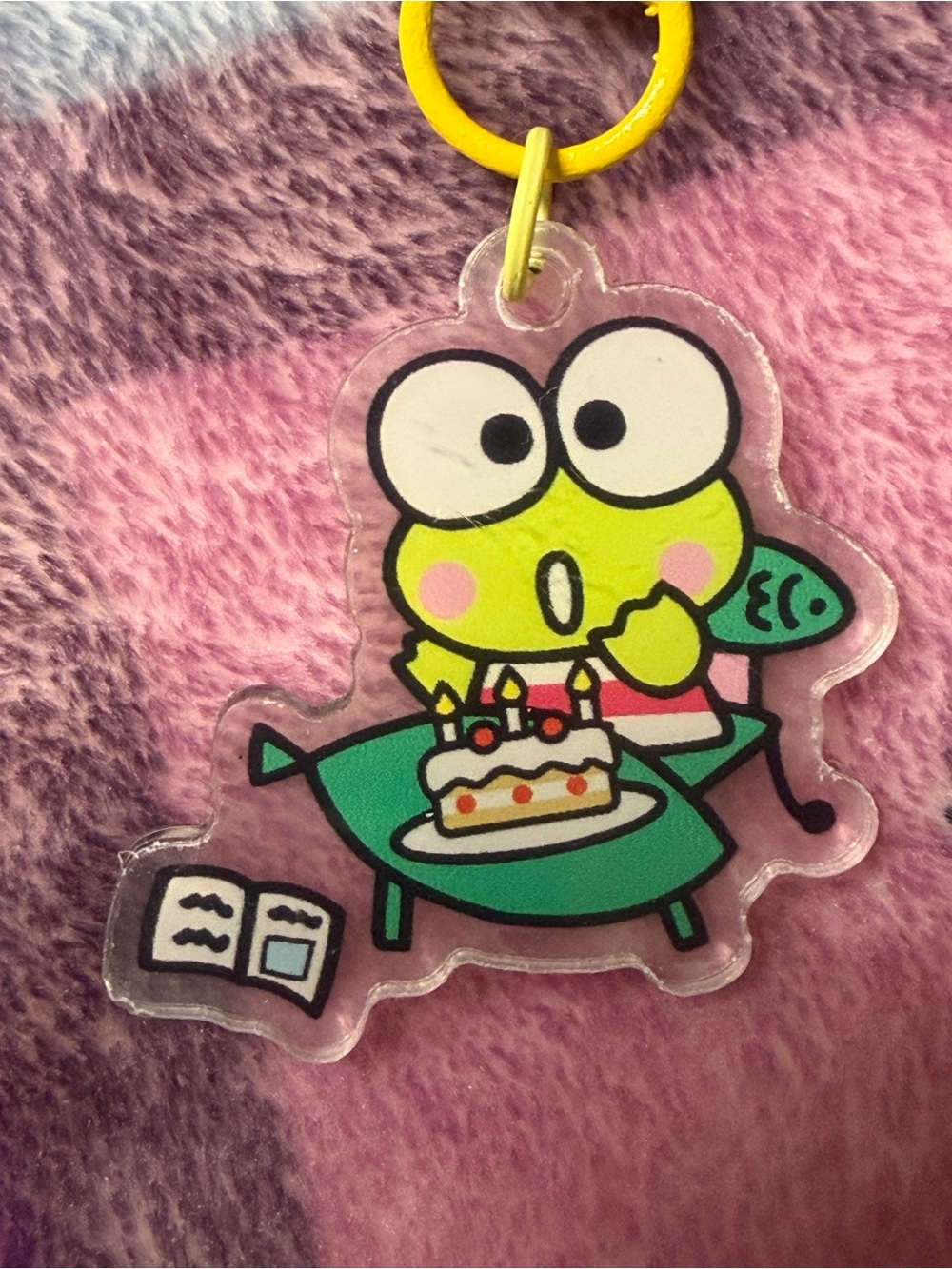 Adorable Frog Sanrio Keroppi Backpack Charm NWT
